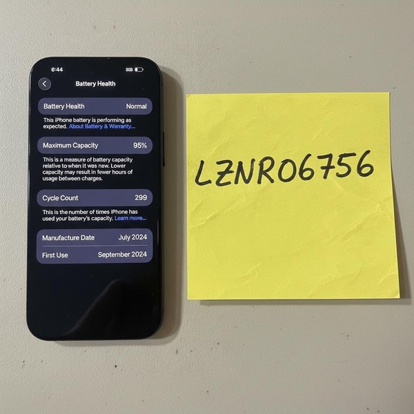 Apple iPhone 16 Pro Max - Unlocked, 1 TB, Black, A3084