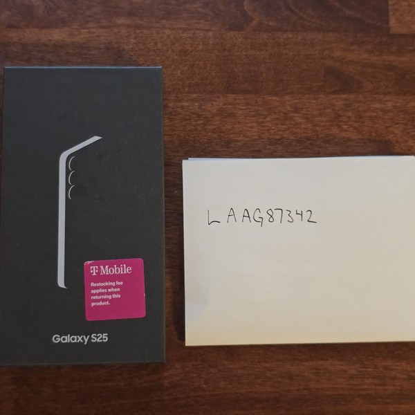 Samsung Galaxy S25 - T-Mobile, 128 GB, Silver Shadow, 12 GB, SM-S931U