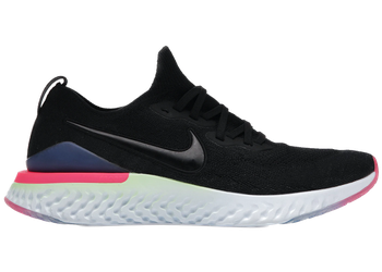 Nike Epic React Flyknit 2 Black Sapphire Hyper Pink for sale