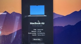 Mint
													MacBook Air 2025 (M4) - 15" - Apple M4, Silver, 512 GB, 24 GB, photo 2 of 8