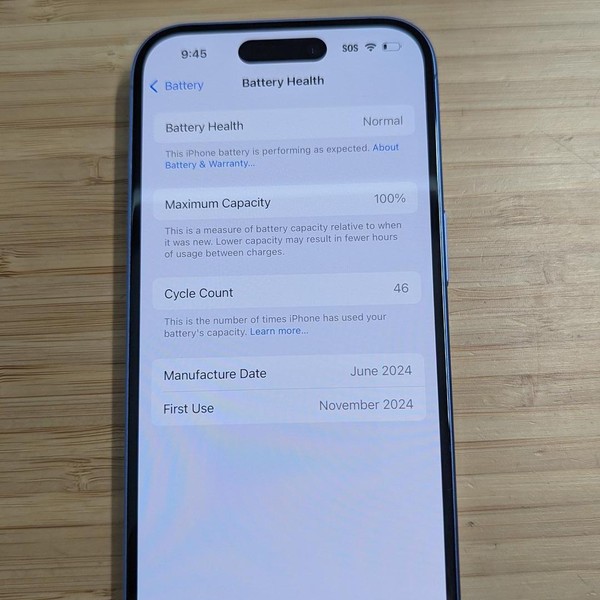 Apple iPhone 16 - Unlocked, 128 GB, Ultramarine, A3081