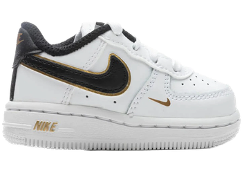 Nike Air Force 1 Low LV8 White Metallic Gold Black (TD) for sale