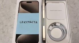 Good
													Apple iPhone 15 Pro Max - Unlocked, Natural, 256 GB, A2849, photo 5 of 8