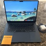Good MacBook Air 2024 (M3) - 15 inch - 256 GB, Midnight, 8 GB, Apple M3, 10-core GPU