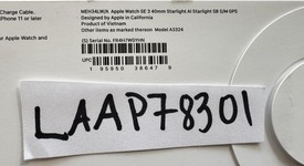 New
													Apple Watch SE 3rd Gen 40mm - Starlight, A3324 - GPS, photo 2 of 4