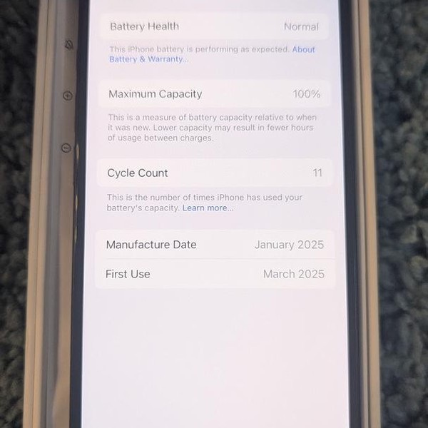 Apple iPhone 16 - Unlocked, 128 GB, Black, A3081