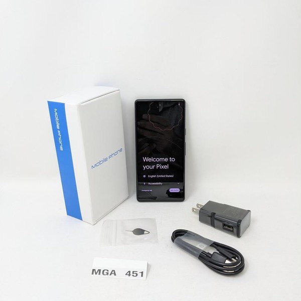 Google Pixel 7a - AT&T, 128 GB, Charcoal, 8 GB, GWKK3