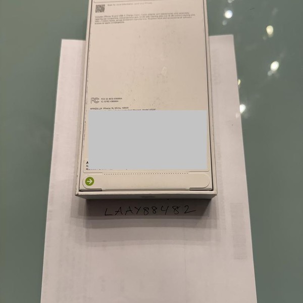 Apple iPhone 16 - Verizon, 128 GB, White, A3081