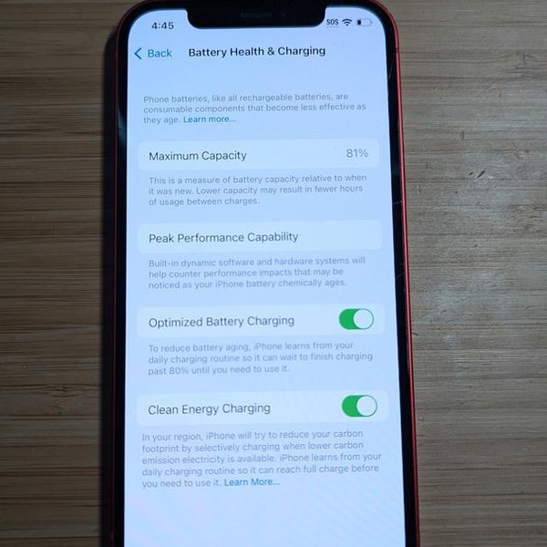 Apple iPhone 12 - Unlocked, 128 GB, Red, A2172