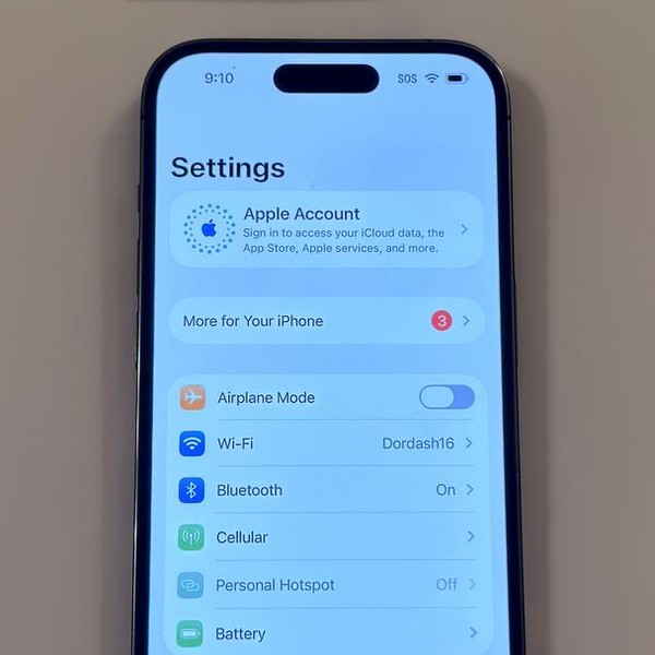 Apple iPhone 14 Pro - Unlocked, 128 GB, Purple, A2650