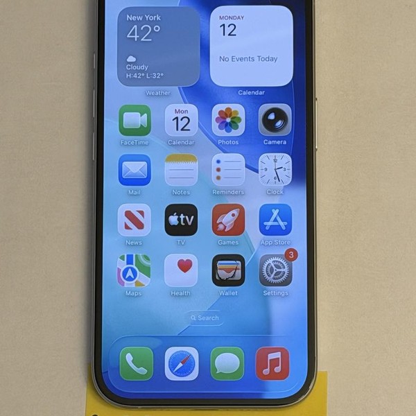 Apple iPhone 16 - Unlocked, 128 GB, White, A3081