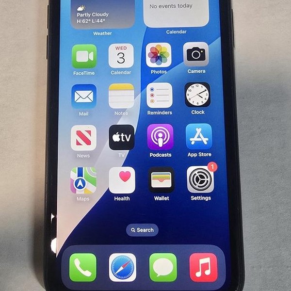 Apple iPhone Xr - Unlocked, 128 GB, Black, A1984