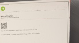 New
													Apple iPhone 17 Pro Max - Verizon, Cosmic Orange, 1 TB, A3257, photo 3 of 3