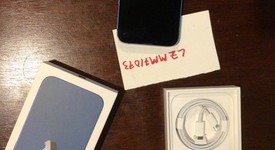 Good
													Apple iPhone 13 - Unlocked, Blue, 128 GB, A2482, photo 1 of 9