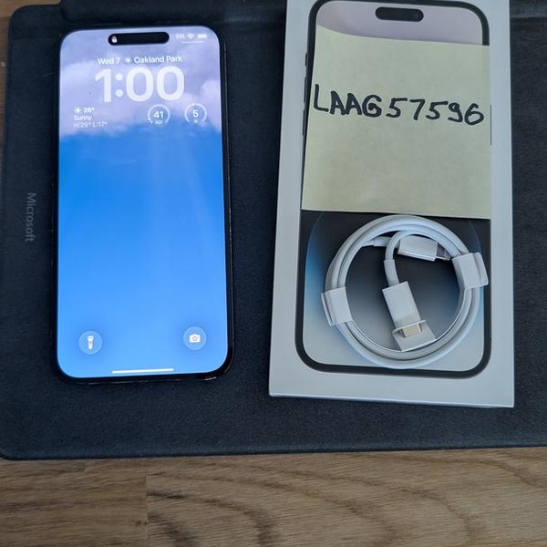 Apple iPhone 14 Pro Max - Unlocked, Black, 128 GB, A2651