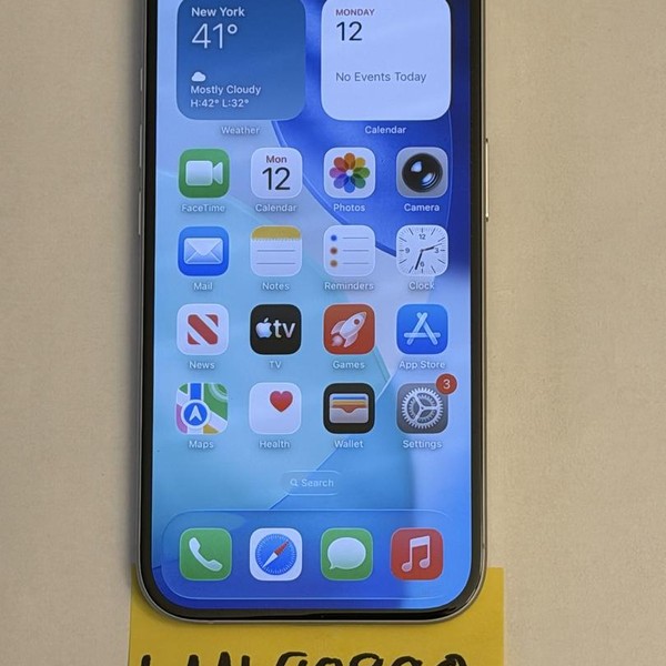 Apple iPhone 16 - Unlocked, 128 GB, White, A3081