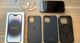Good
													Apple iPhone 14 Pro - Unlocked, Black, 256 GB, A2650, photo 1 of 10