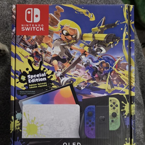 Nintendo Switch - OLED - 64 GB, White, Splatoon 3