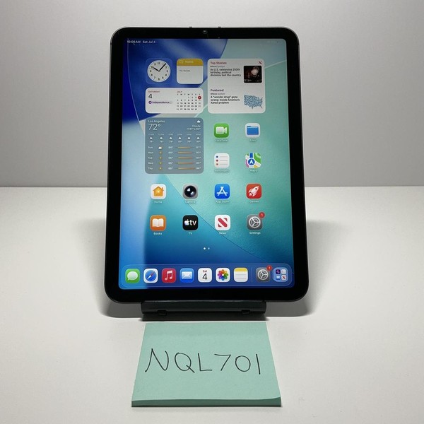 Apple iPad Mini (6th Gen) - Unlocked, 64 GB, Gray, A2568