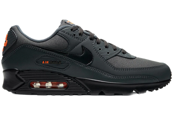 Nike Air Max 90 Iron Grey Black Total Orange for sale