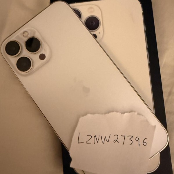 Apple iPhone 13 Pro Max - Unlocked, 128 GB, Silver, A2484