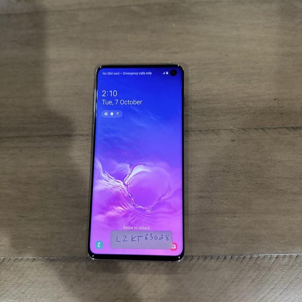 Samsung Galaxy S10 - Unlocked, 128 GB, White, 8 GB, SM-G973U1