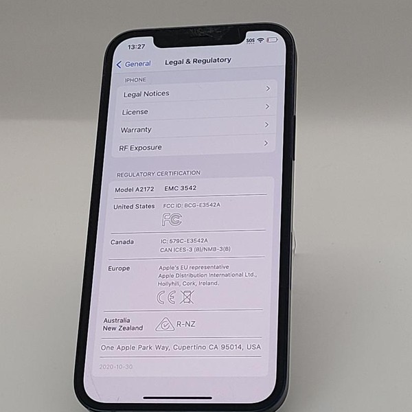 Apple iPhone 12 - AT&T, 64 GB, Blue, A2172