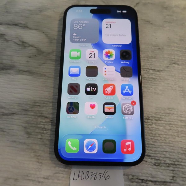 Apple iPhone 15 - T-Mobile, 128 GB, Black, A2846