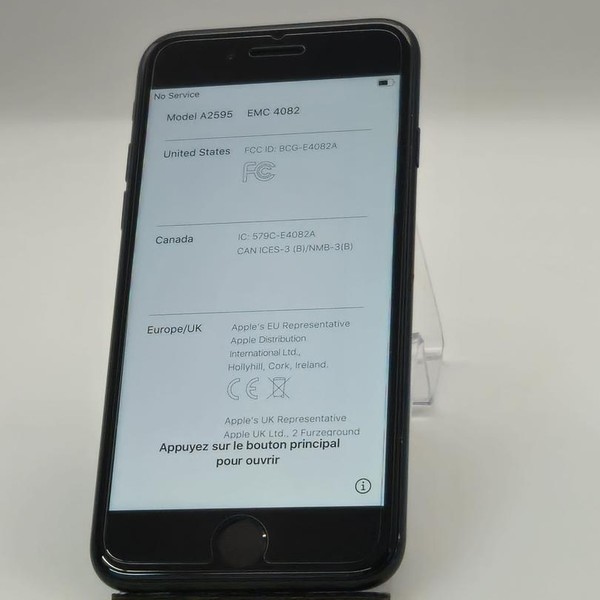 Apple iPhone SE 3rd Gen 2022 - Unlocked, 64 GB, Midnight, A2595