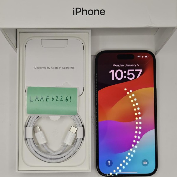 Apple iPhone 15 - Unlocked, 128 GB, Black, A2846