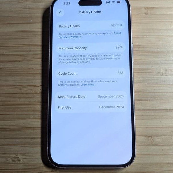 Apple iPhone 15 - Unlocked, 128 GB, Pink, A2846