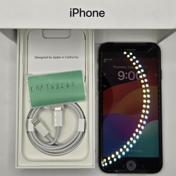 Apple iPhone SE 3rd Gen 2022 - Unlocked, 64 GB, Midnight, A2595