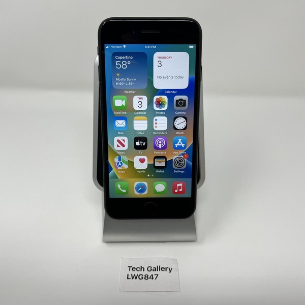 Apple iPhone SE 2nd Gen 2020 - Verizon, 64 GB, Black, A2275