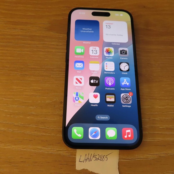 Apple iPhone 15 - T-Mobile, 128 GB, Black, A2846