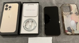 Fair
													Apple iPhone 13 Pro - Unlocked, Gold, 128 GB, A2483, photo 1 of 6