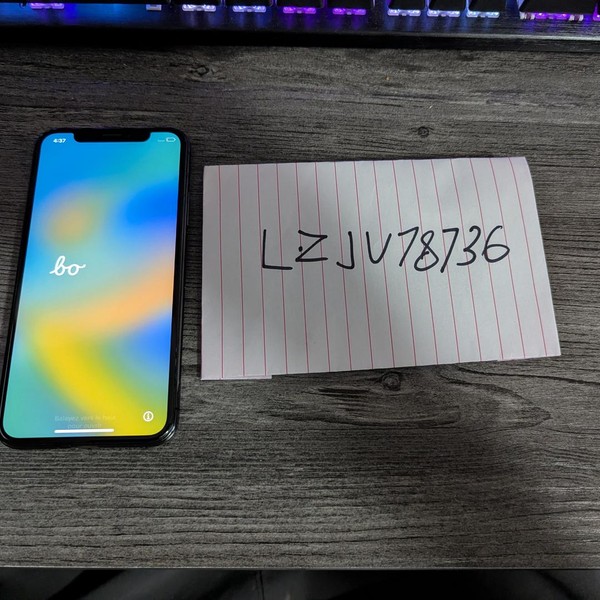 Apple iPhone X - Unlocked, 64 GB, Gray, A1865