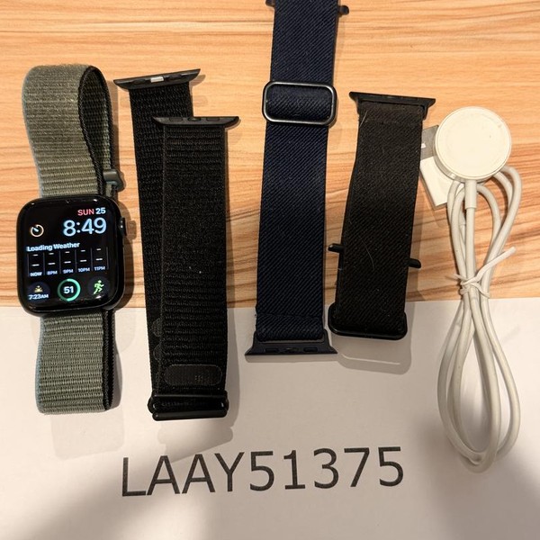 Apple Watch Series 7 45mm - Unlocked, Midnight, A2477 - Cellular, Aluminum