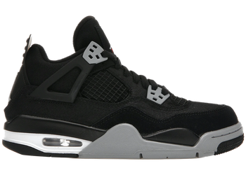 Jordan 4 Retro Black Canvas (GS) for sale