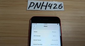 Fair
													Apple iPhone SE 3rd Gen 2022 - Unlocked, Red, 64 GB, A2595, photo 2 of 16