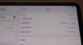 Good
													Apple iPad Pro 13" (M4) 2024 - Unlocked, Black, 256 GB, 8 GB, A2926, Standard Glass, photo 1 of 4