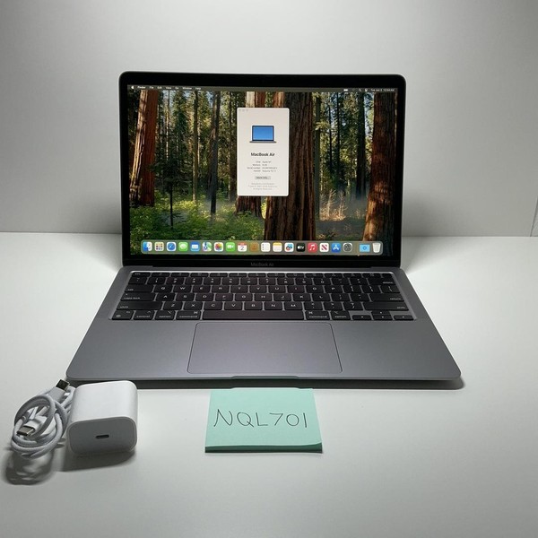 MacBook Air 2020 - 13 inch - 256 GB, Gray, 8 GB, Apple M1
