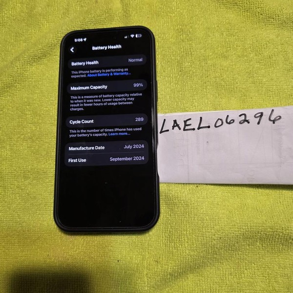 Apple iPhone 16 Pro Max - Unlocked, 256 GB, Black, A3084