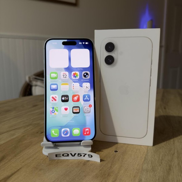 Apple iPhone 16 - Unlocked, 128 GB, White, A3081