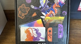 New
													Nintendo Switch - OLED - Violet, 64 GB, Pokemon Scarlet & Violet, photo 2 of 2