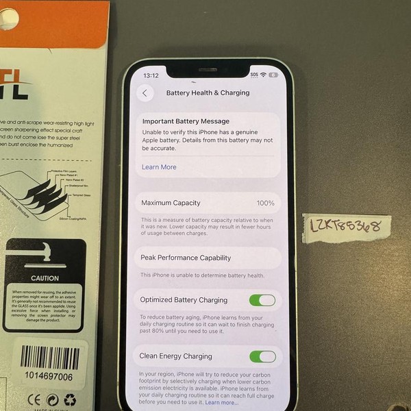 Apple iPhone 12 - T-Mobile, 256 GB, Green, A2172