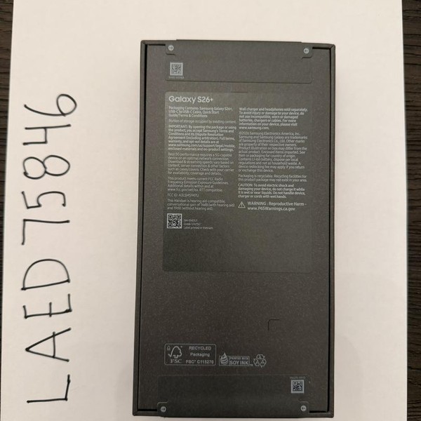 Samsung Galaxy S26 Plus - Unlocked, 256 GB, Silver Shadow, 12 GB, SM-S947U1