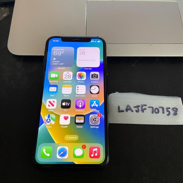 Apple iPhone X - Unlocked, 256 GB, Gray, A1865