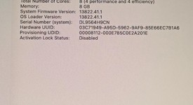 Good
													MacBook Air 2022 (M2) - 13" - Apple M2, Midnight, 256 GB, 8 GB, photo 4 of 9