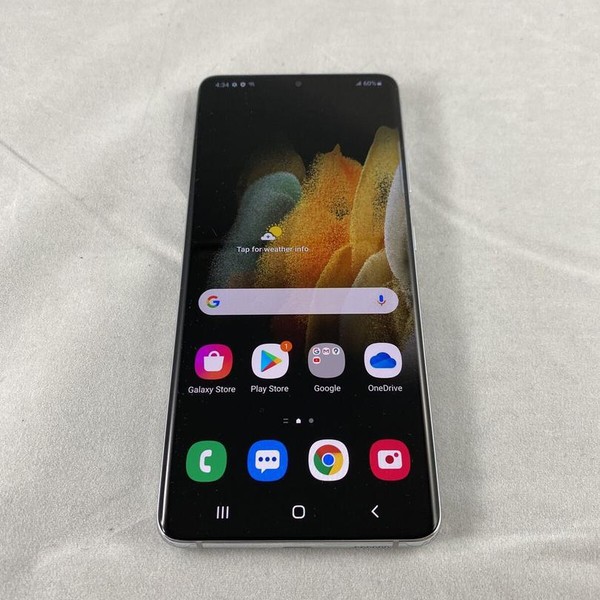 Samsung Galaxy S21 Ultra 5G - Unlocked, Silver, 128 GB, 12 GB, SM-G998U1