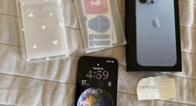 Good
													Apple iPhone 13 Pro - Unlocked, Sierra Blue, 128 GB, A2483, photo 1 of 12
